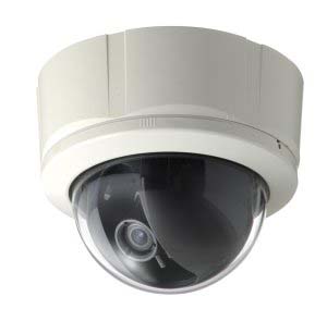 Typical security camera used for recording physical perimeter of building